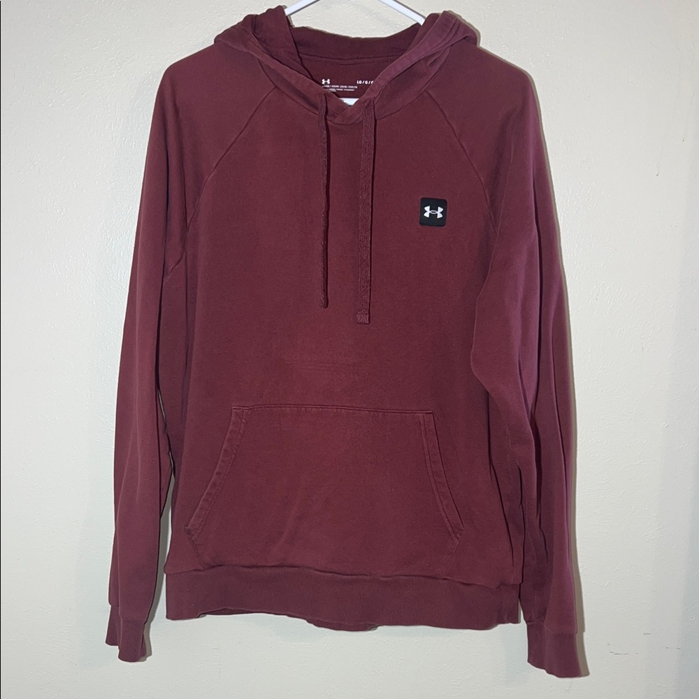 Under Armour Men's Maroon Hoodie Large